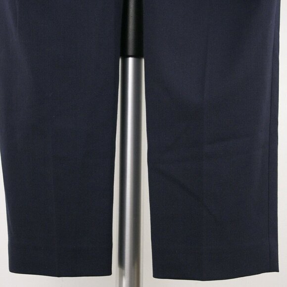 Club‎ Monaco Borrem Navy Wool Blend Tailored Career Work Trouser Ankle Pant Sz 0 - Picture 9 of 13